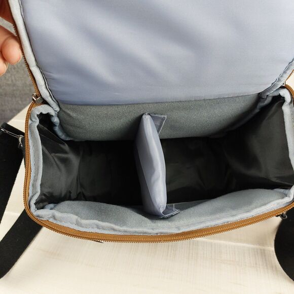 DOMISO Camera Bag Case Waterproof Anti-shock Shoulder for SLR DSLR Grey - Picture 3 of 8